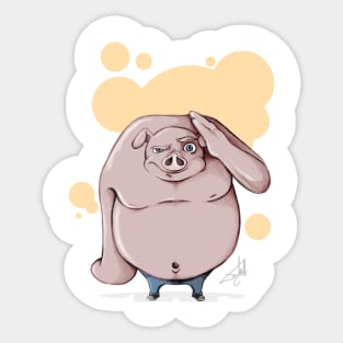 Pig Sticker